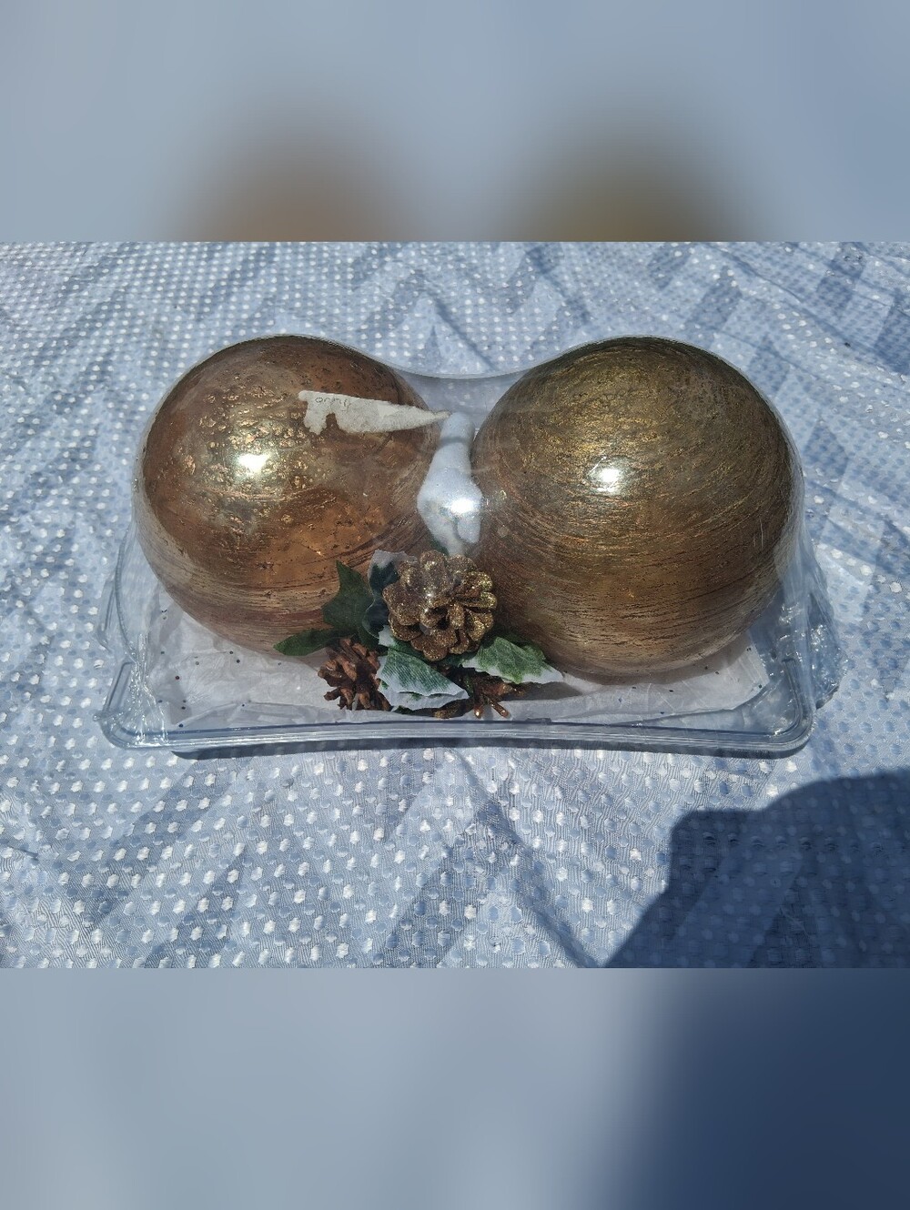 Catherine Zeta-Jones Gold Spheres
